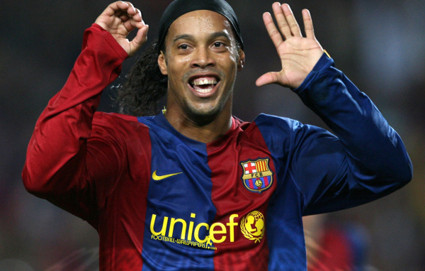 Игрок номер 10 Атлетико Минейро Роналдиньо