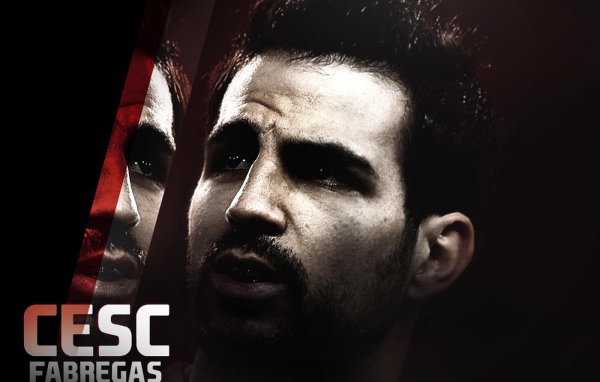 Игрок Барселоны Франсеск Фабрегас крупным планом