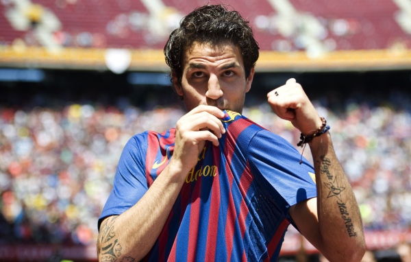  Игрок Барселоны Франсеск Фабрегас любит свой ​​клуб