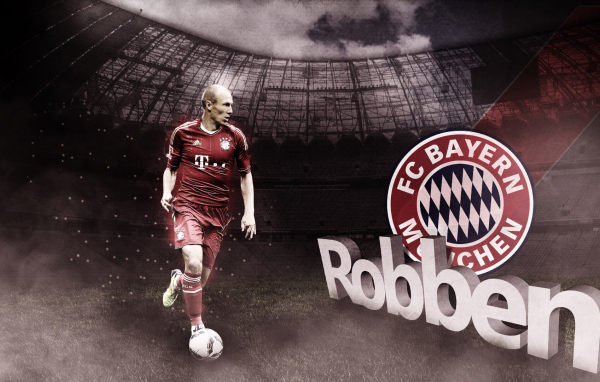 Игрок Баварии Арьен Роббен