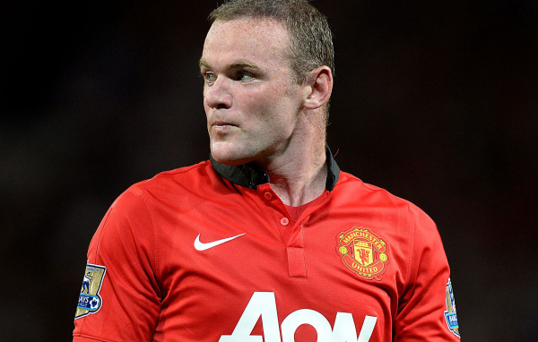 Игрок Манчестер Юнайтед Уэйн Руни крупным планом