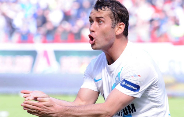 Игрок Зенита Александр Кержаков