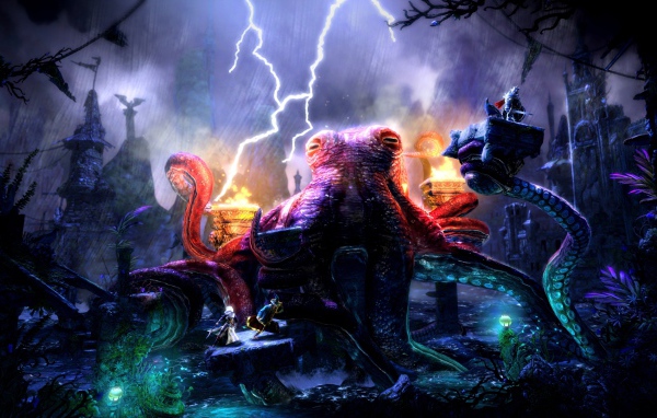 Trine 2 Complete Story: гигантский осьминог