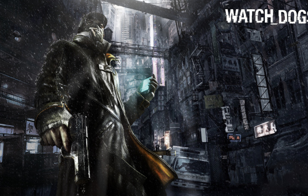 Watch Dogs: герой держит его телефон