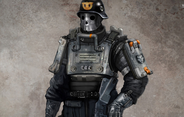 Wolfenstein New Order: патрульный солдат