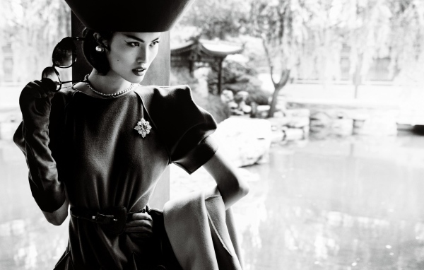 Женщина в шляпе, ретро фото