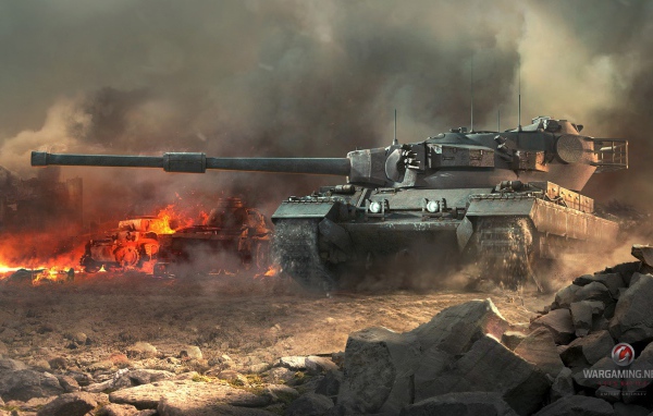 World of Tanks: мощный танк