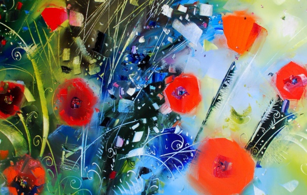 Абстрактные маки