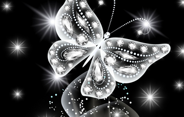 Черная бабочка