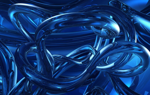 Синяя абстракция