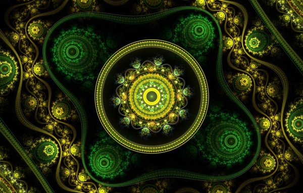 Зеленая абстракция