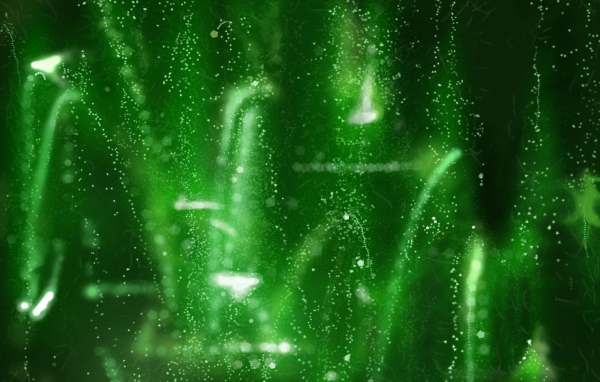 Зеленый фейерверк 
