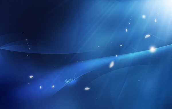 Иллюзия голубого