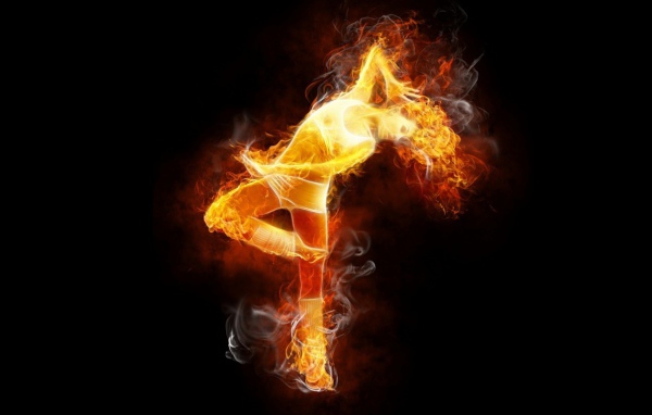 Огненная девушка