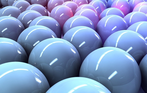 Блестящие шары