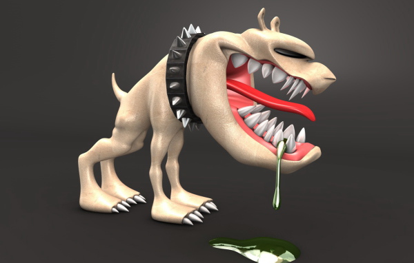 Зубастая собака