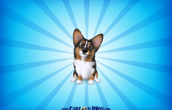 Вельш-корги из мультфильма