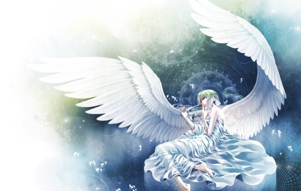 Ангел в белом платье