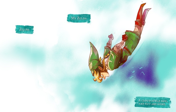 Девочка пикирует