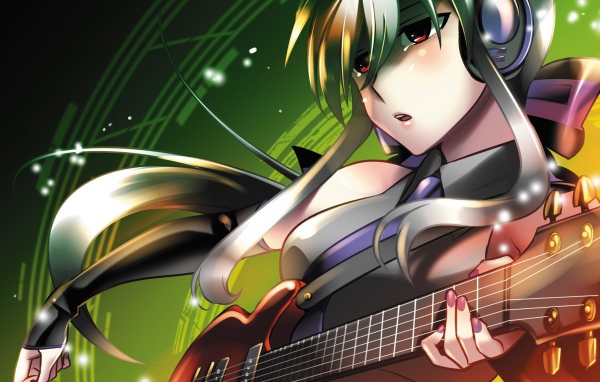 Девушка гитарист