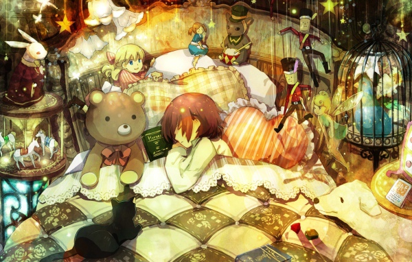 Девочка спит