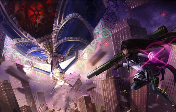 Девушка с гранатометом