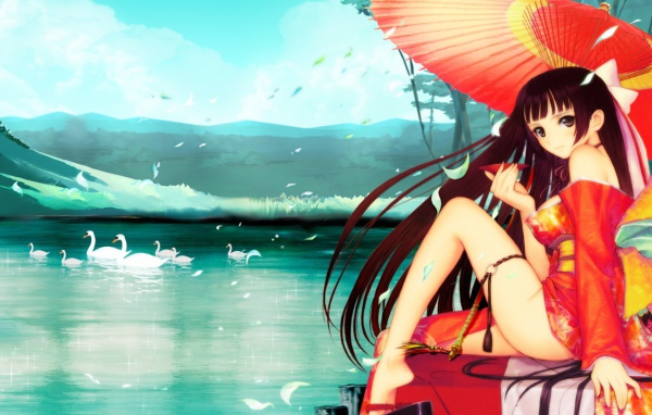 Аниме девушка Хёнтай