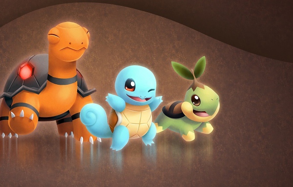 Покемон и черепаха