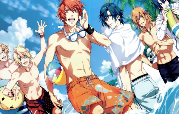 Отдых на пляже Аниме