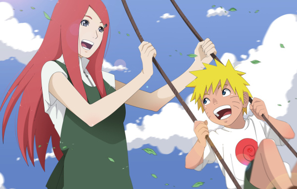 Мальчик на качелях