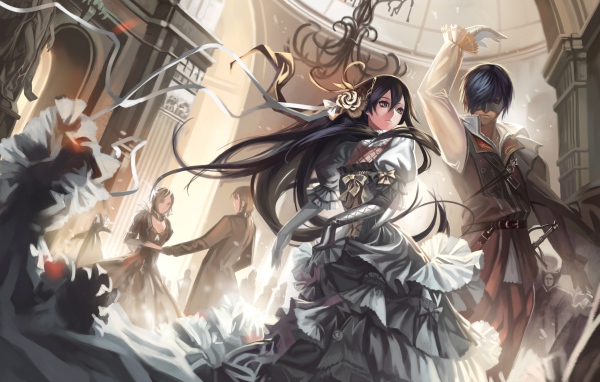 Девушка и парень танцуют