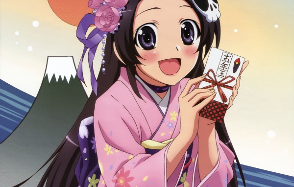 Девочка получила подарок