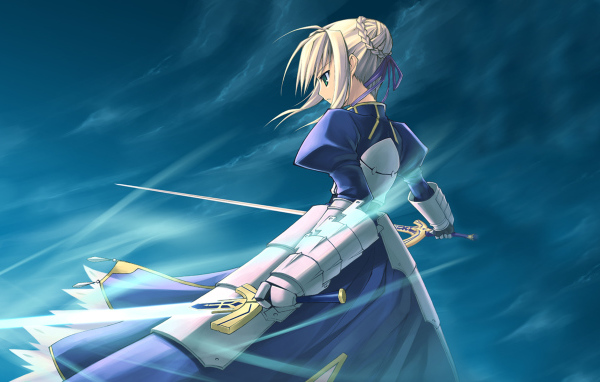 Девушка с двумя мечами