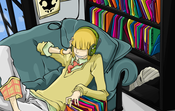 Парень с наушниками