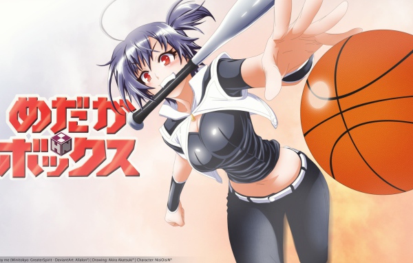 Девушка с бейсбольной битой в зубах