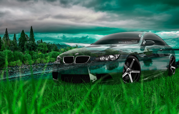 Кристальный BMW M3