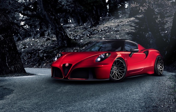 Гоночный Alfa Romeo 4C 2014 года