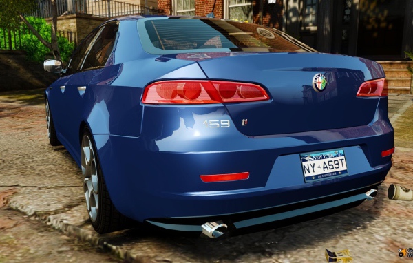 Автомобиль Alfa Romeo 169 на дороге