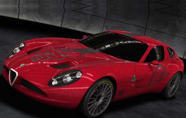 Красивый автомобиль Alfa Romeo 33