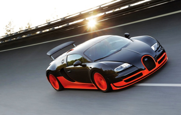 Спорт кар Bugatti veyron