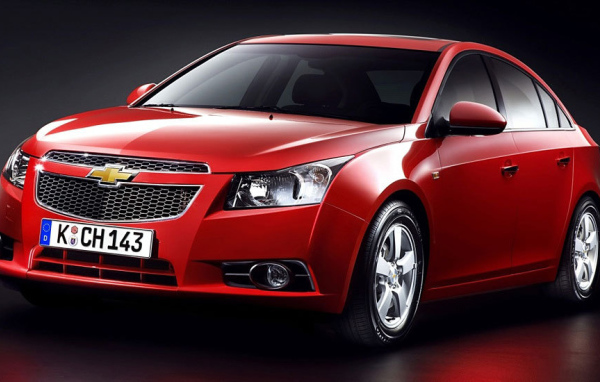 Красный Chevrolet Cruze