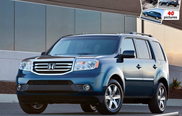 Красивый автомобиль Honda Pilot в Москве