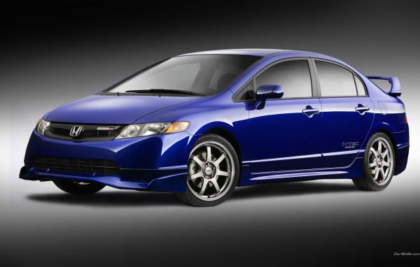 Синяя Хонда