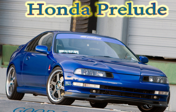 Test drive the car Honda Prelude club 