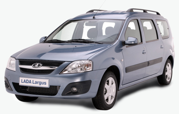 Серая Lada Largus