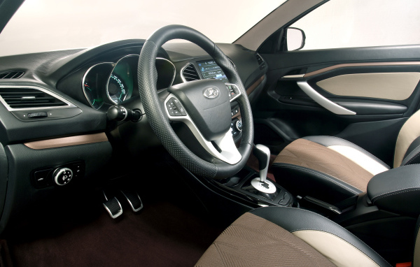 В салоне новой Лады Веста