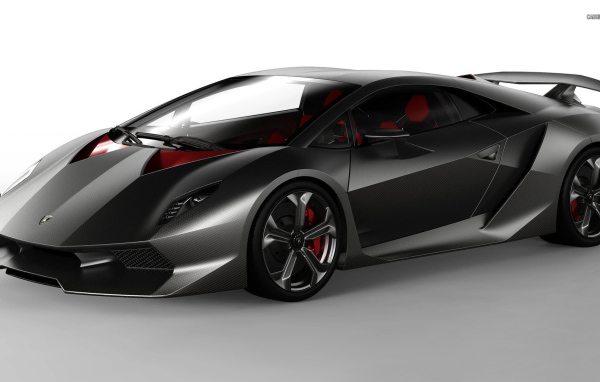 Красивый автомобиль LamborghiniSesto Elemento в Москве