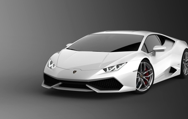 Красивый автомобиль Lamborghini Huracan