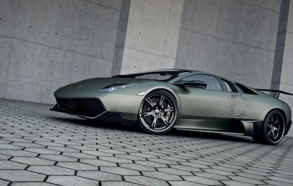 Красивый Lamborghini Murcielago LP720