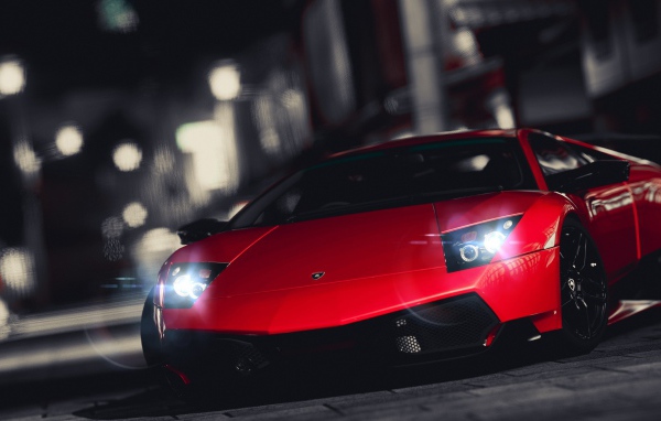 Супер автомобиль Lamborghini murcielago